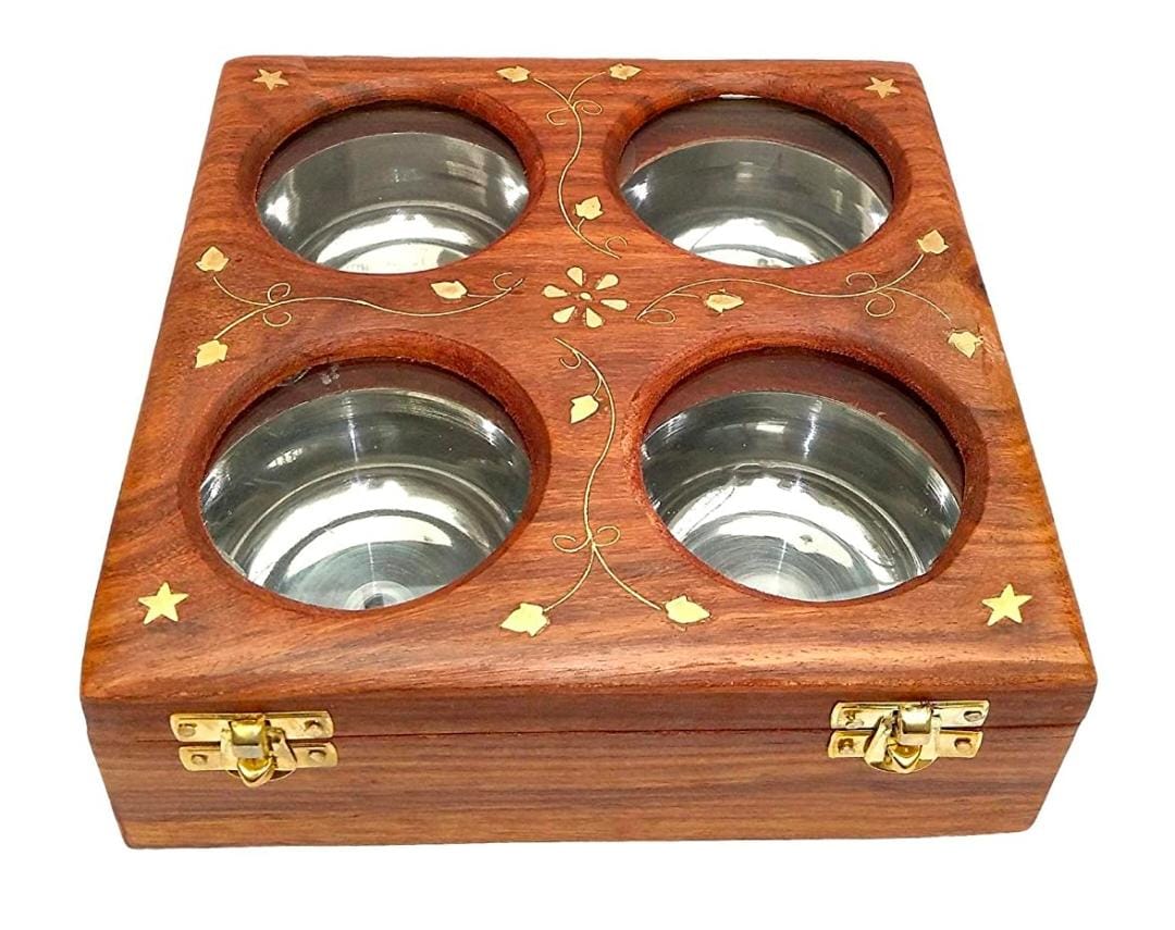Sheesham Wood Dry Fruit Box