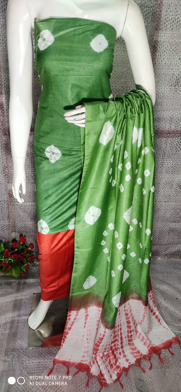 Shibori Design Silk Suits