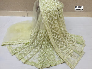 Net Designer Saree with embroidery