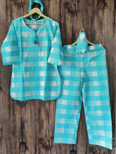 Load image into Gallery viewer, Pretty Cotton Night Suits with mask and band