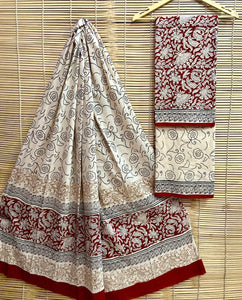 Hand-Block Printed Cotton Suits