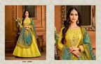 Taffeta Silk Gown with Dupatta