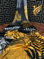 Printed Satin Saree