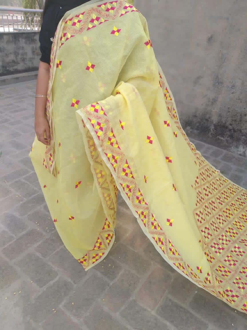Kota Doriya Embroidered Saree