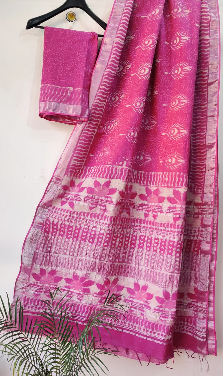 Mix-up collection Bagru Sarees