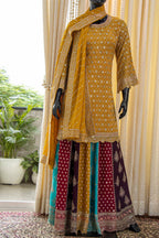 Chinnon Shirt Skirt Dupatta