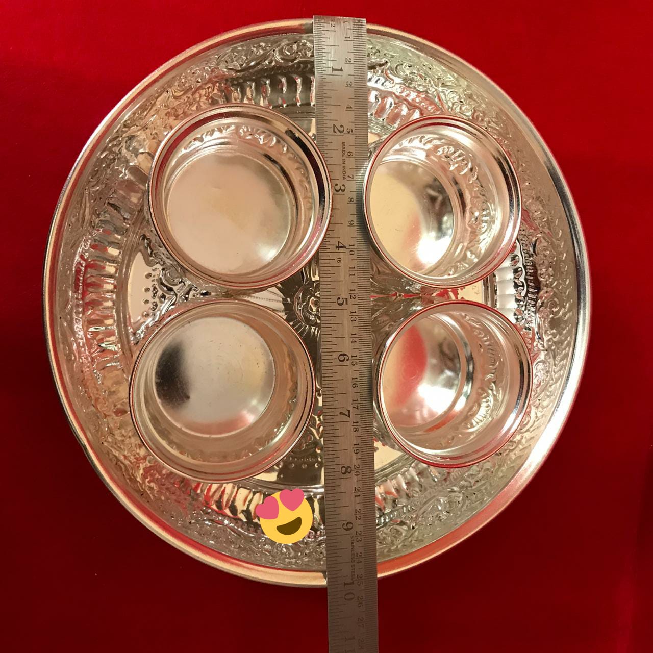 German Silver Dry fruit/Snack Set