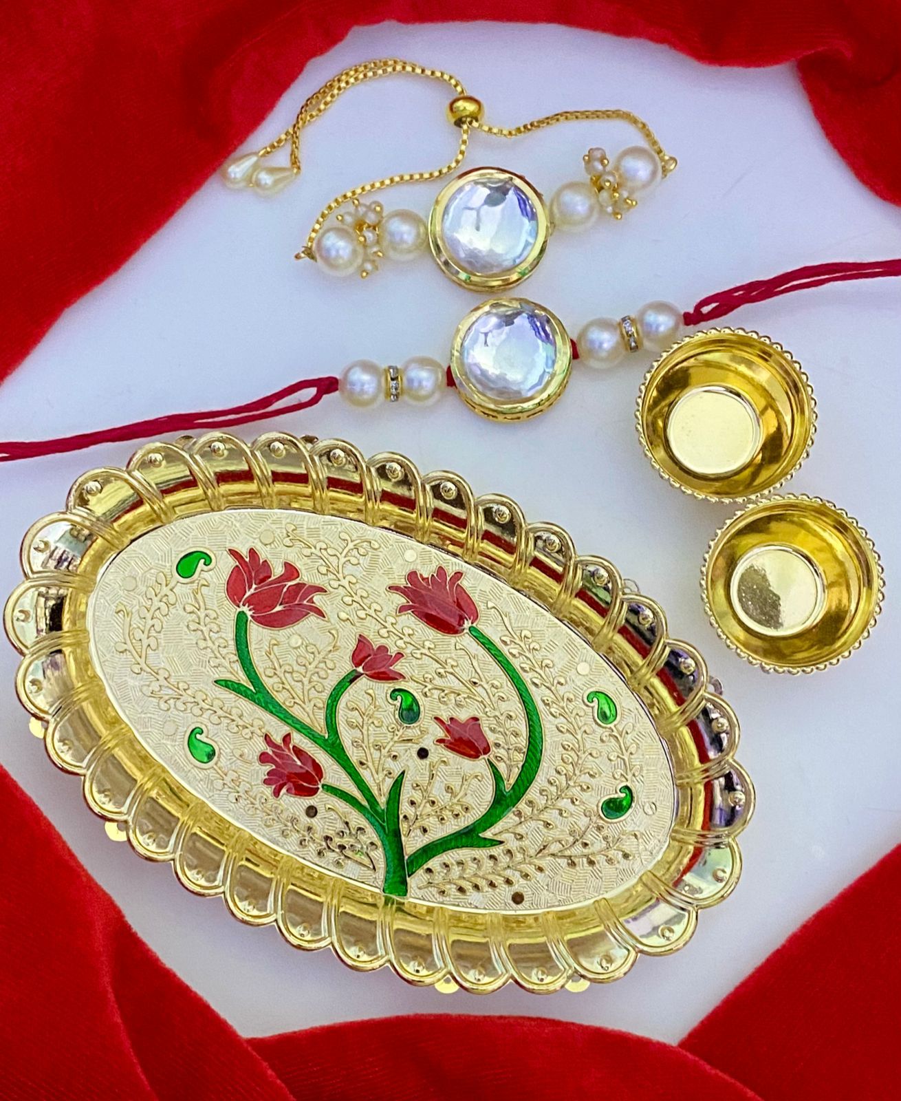 Kundan Bhaiya Bhabhi Rakhi n thali