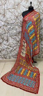 Traditional Chinnon Uppada Silk Dupattas