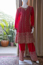 Chinnon Short Anarkali with Salwar
