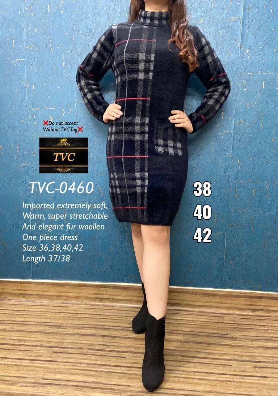 Woolen One Piece dress