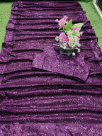 Pretty Sequins Dinner Sarees