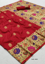 Load image into Gallery viewer, Paithani Silk Sarees