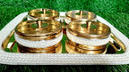 Brass Dry fruit Snack Set