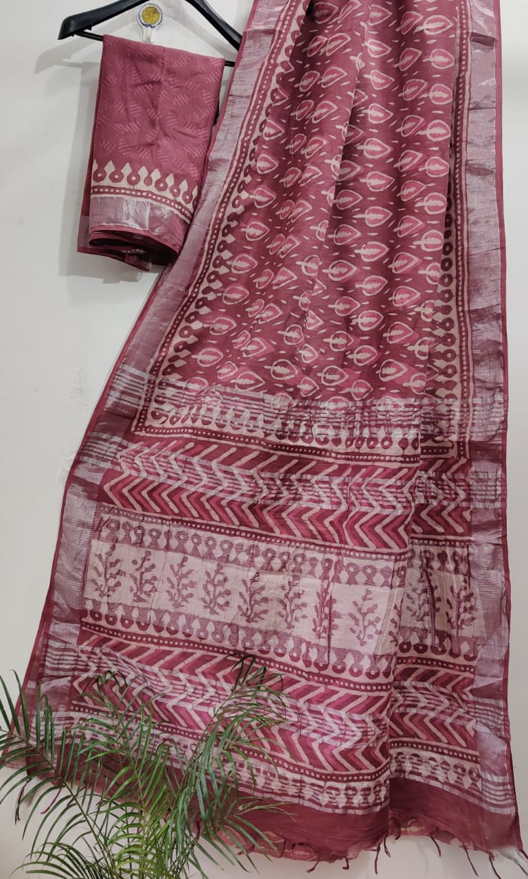 Mix-up collection Bagru Sarees