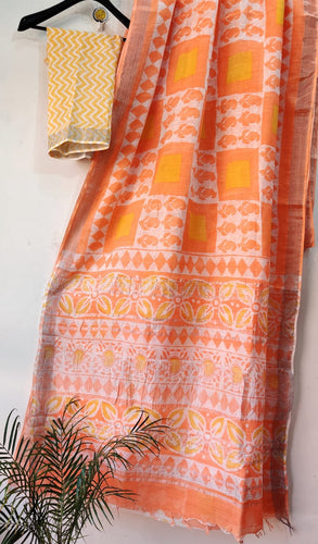 Mix-up collection Bagru Sarees