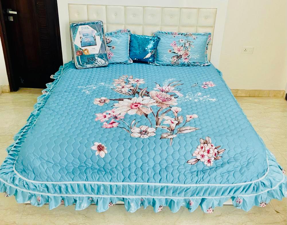 Quilted Bedcovers with pillow covers