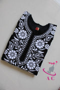 AC Cotton Stitched Chikan Kurti