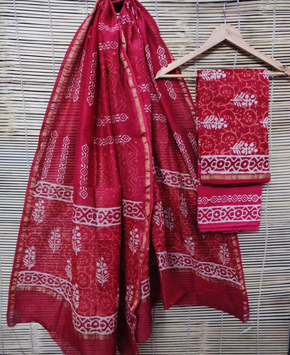 Dabu Hand Block Printed Suits