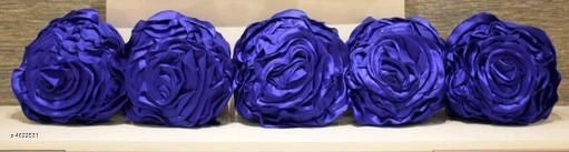 Rose Shape Satin Cushion Covers M4