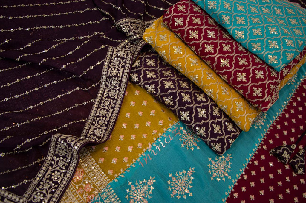 Chinnon Shirt Skirt Dupatta