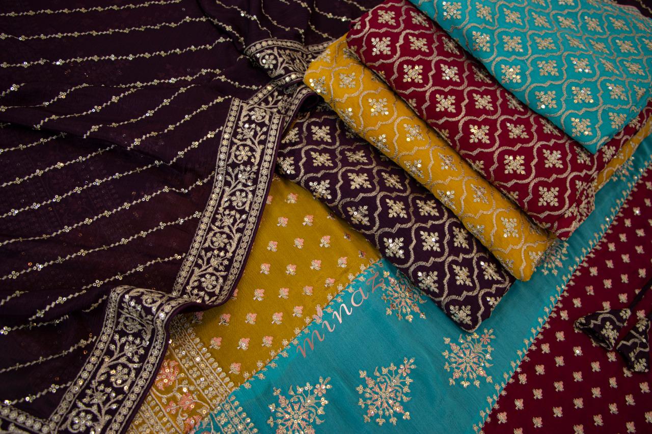Chinnon Shirt Skirt Dupatta