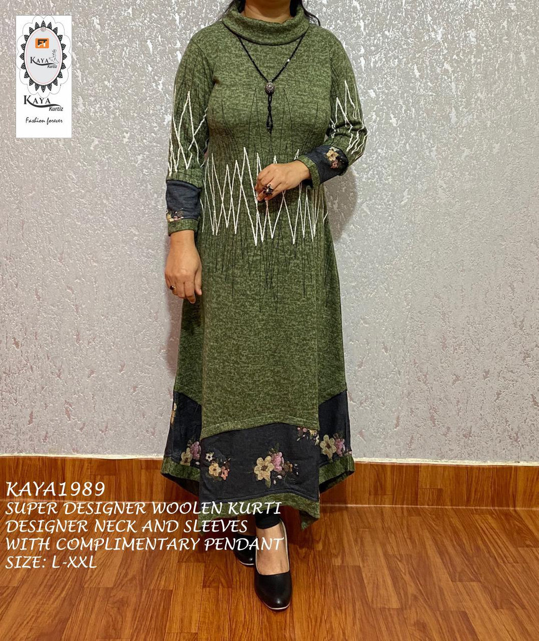 20 Latest and Stylish Woolen Kurti Designs For Women