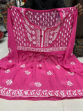 Georgette Chikankari Short Kurtis/Tops
