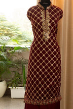 Chinnon Suit with Pitta Embroidery