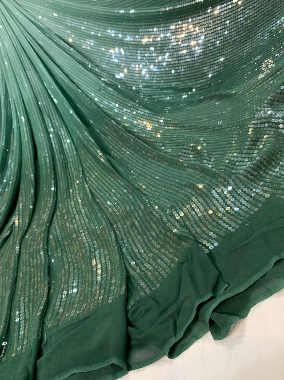 Georgette Sequinned Sarees