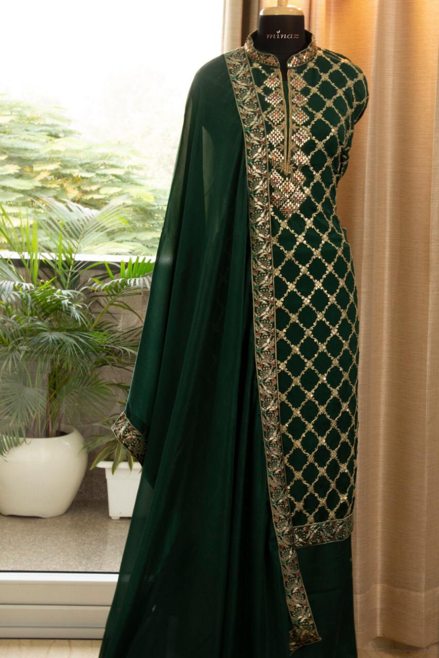 Chinnon Suit with Pitta Embroidery