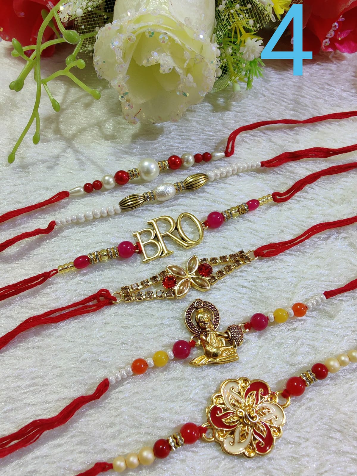 Set of Rakhis(6 pcs)