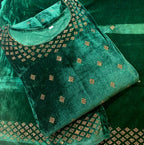 Stitched Velvet Kurti Pant Stole