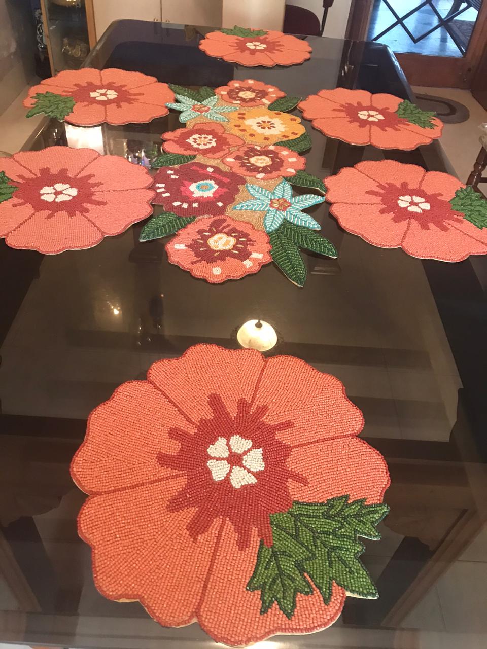 Beautiful Beaded Dining Mats