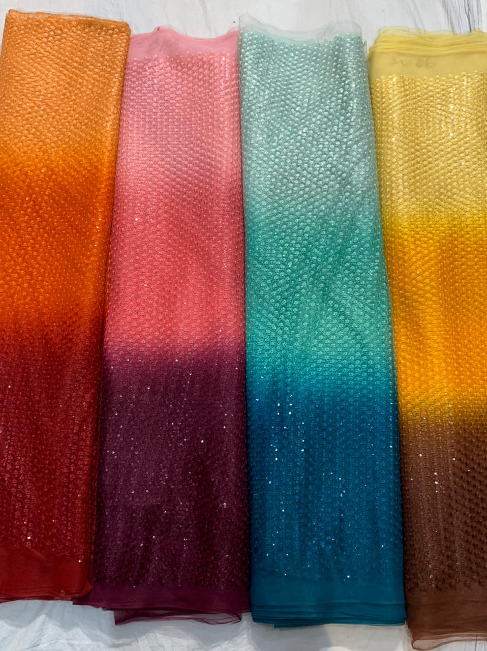 Beautiful Net Embroidered Sarees