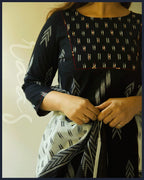 Cotton Block-print Kurta with Pant