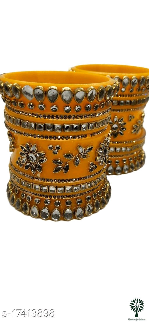 Feminine Fusion Bangles(Bridal Bangles)