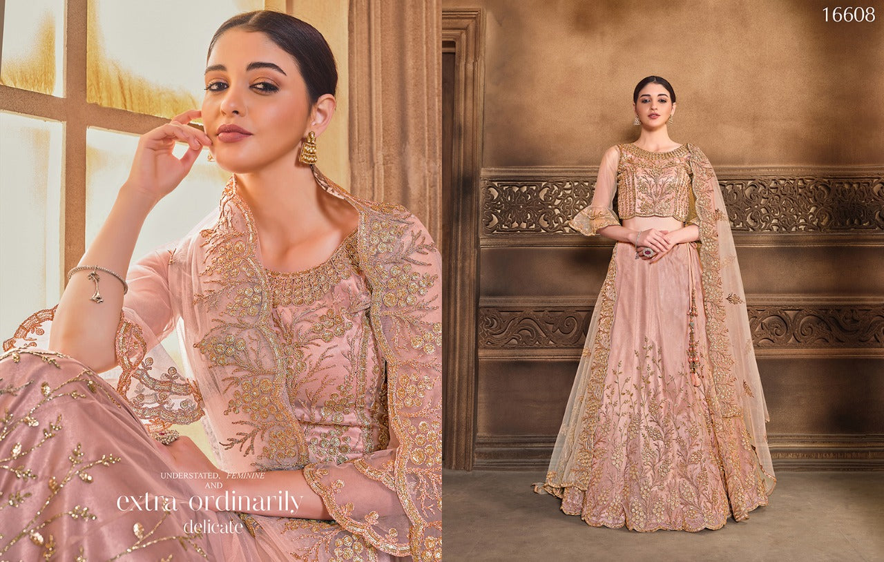 Beautiful Net and Satin Silk Lehengas