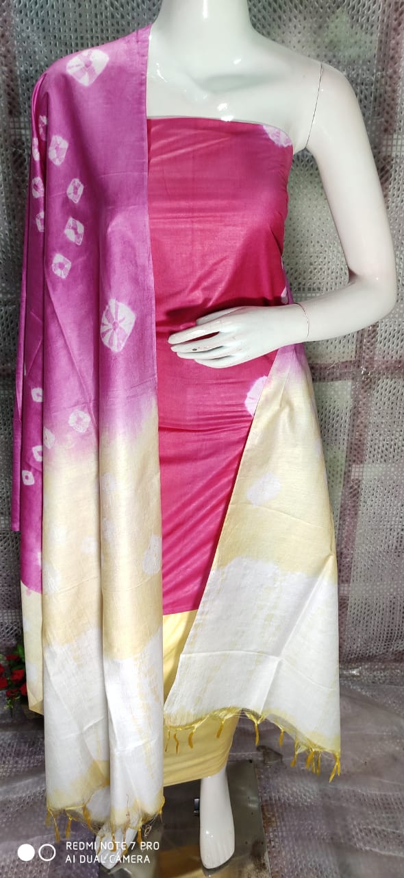 Shibori Design Silk Suits