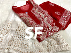 Chikankari Kurti Sharara with gotta patti work