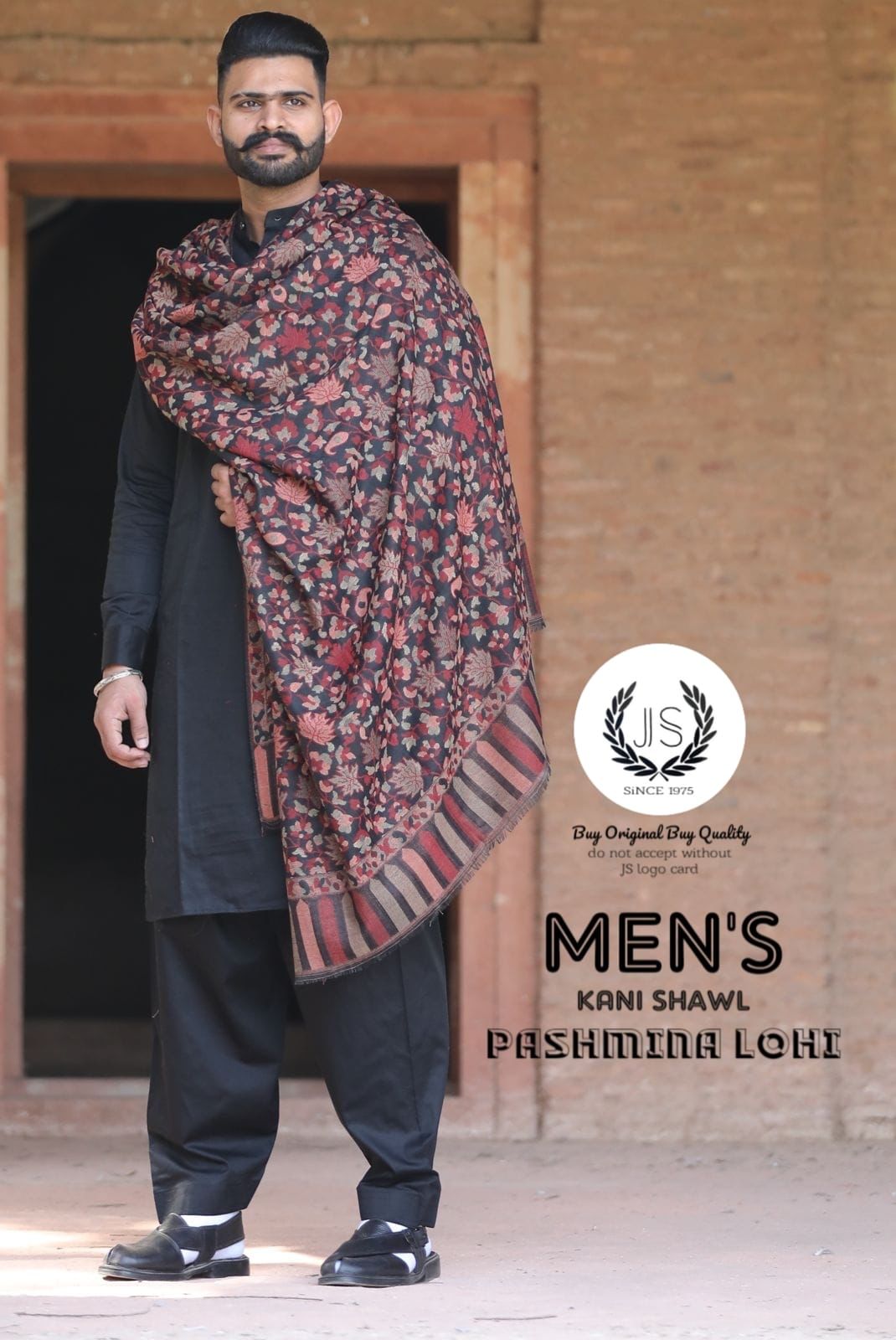Luxury Men's Pashmina(64 Count) Kani Stoles