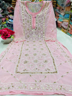 Chikankari Gota Work Kurtis