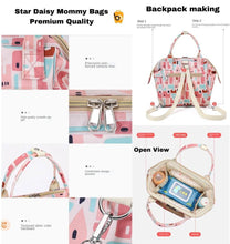 Load image into Gallery viewer, Star Daisy Mommy Bags
