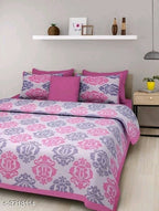 Elite Attractive Cotton Printed Double Bedsheets Vol 12