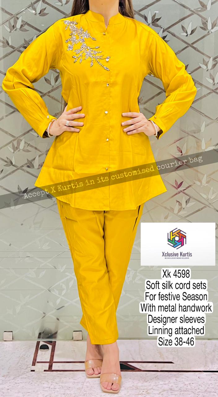Soft Silk Co-ord Set for festive season