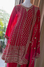 Chinnon Short Anarkali with Salwar