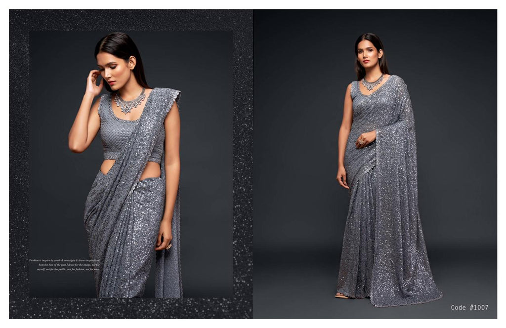 Starlit Sequins Party Sarees