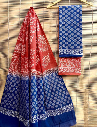 Hand-Block Printed Cotton Suits
