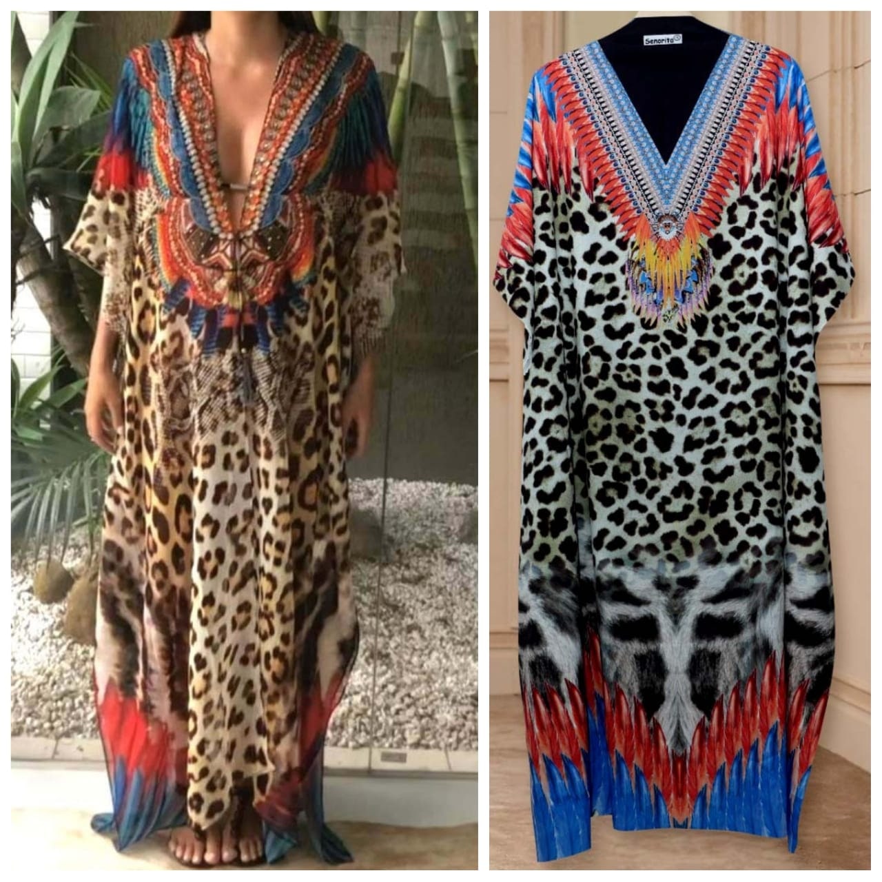 Beautiful Crepe Kaftans