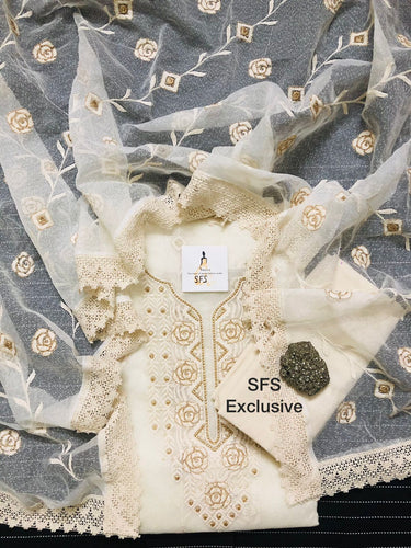 Kota Embroidery Suit Cotton Bottom